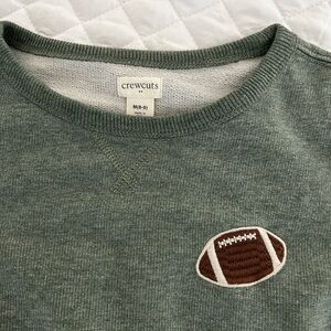 Crewcuts 🏈Crewneck Sweater with Embroidered Football